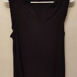 Michael Kors Black Sleeveless Tank Top